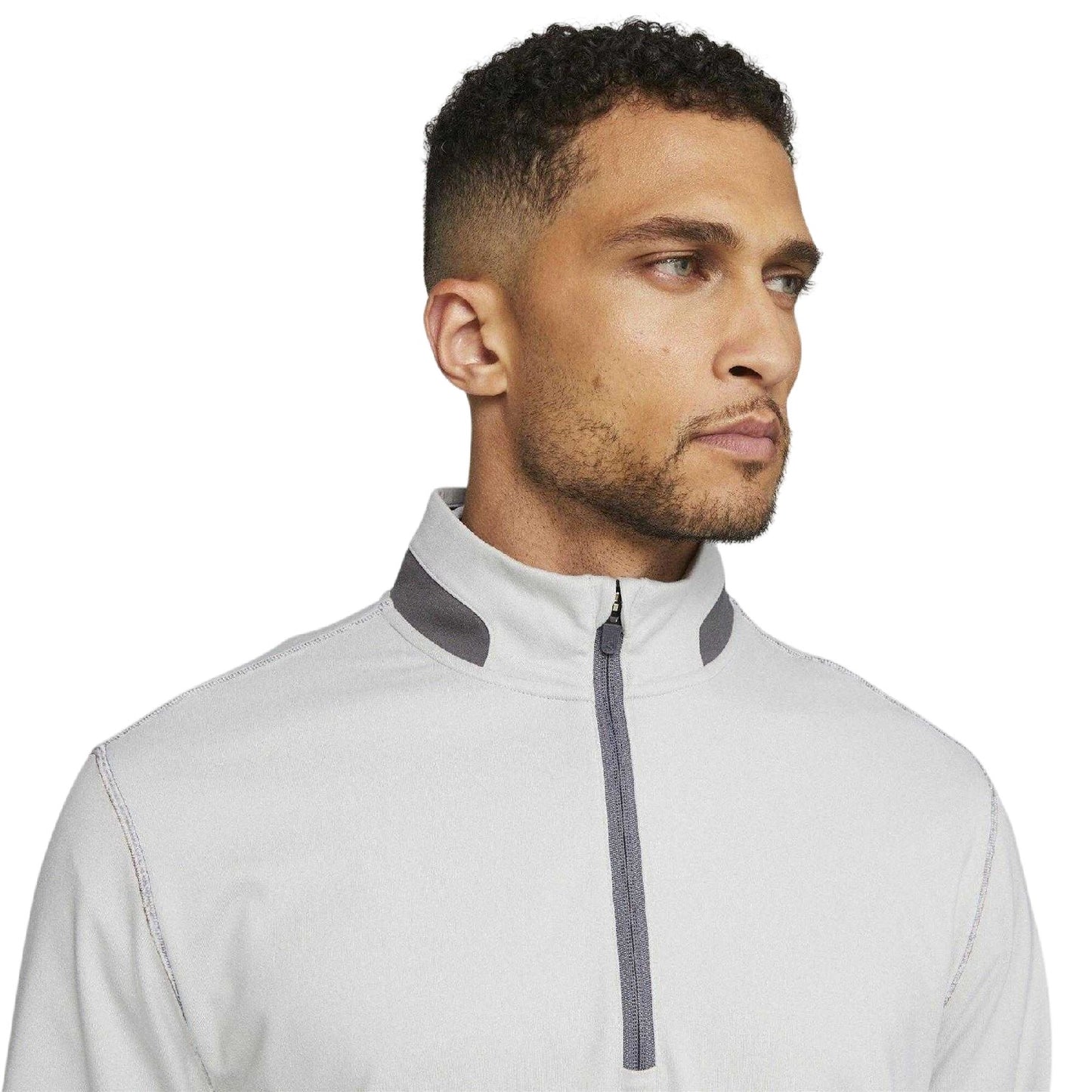 Slate - Side - Puma Mens Quarter Zip Jumper
