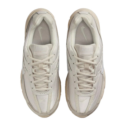 Off White-Brown - Side - Nike Womens-Ladies Initiator Logo Trainers