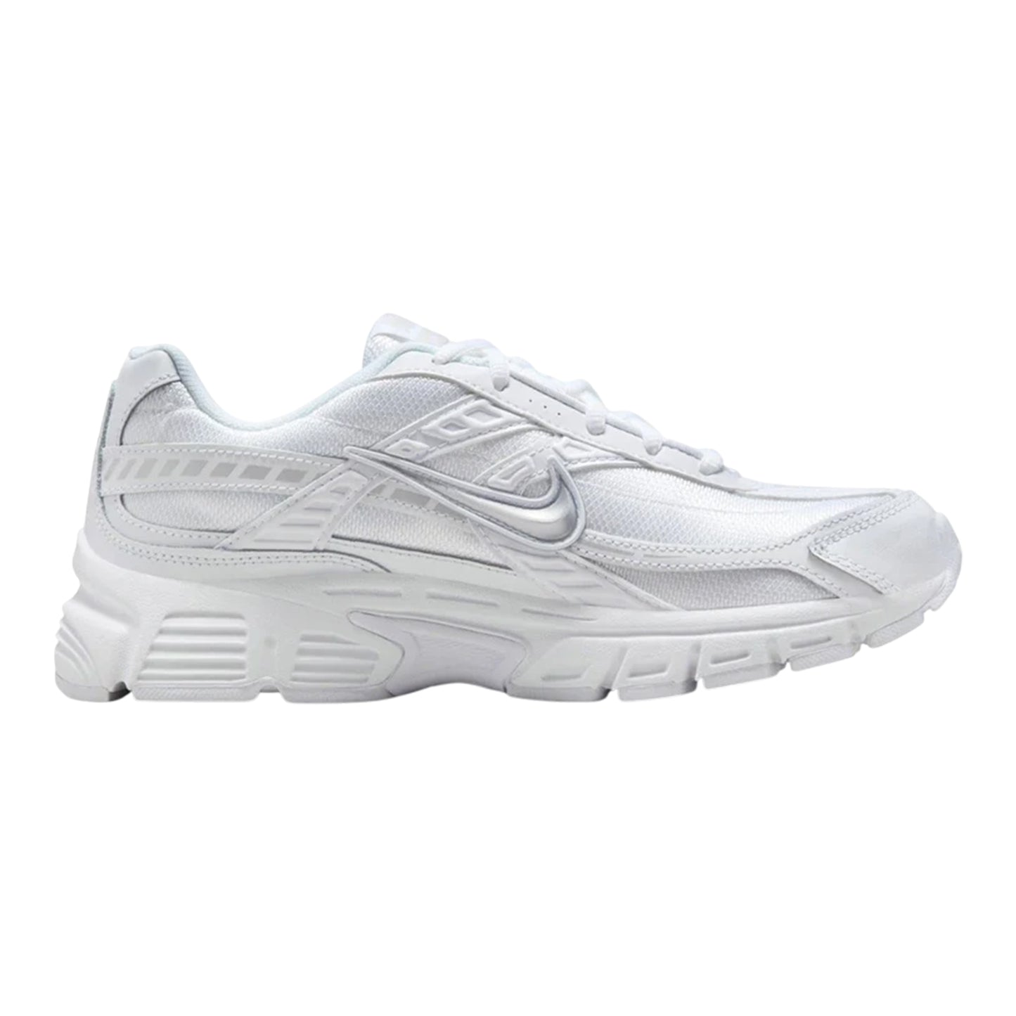 White - Front - Nike Womens-Ladies Initiator Logo Trainers