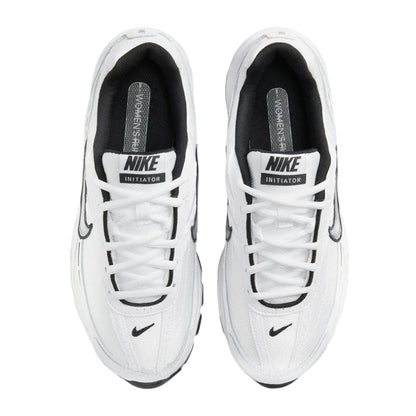 White-Black - Side - Nike Womens-Ladies Initiator Logo Trainers
