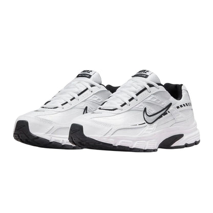 White-Black - Pack Shot - Nike Womens-Ladies Initiator Logo Trainers