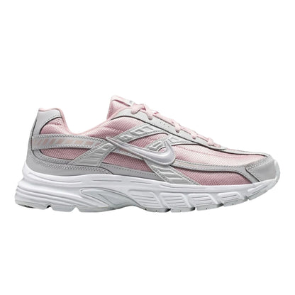 White-Grey-Pink - Front - Nike Womens-Ladies Initiator Logo Trainers
