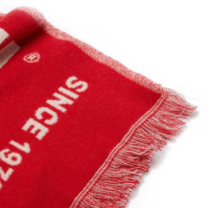 Red - Side - Diesel Mens S-Bisc-New Wool Scarf