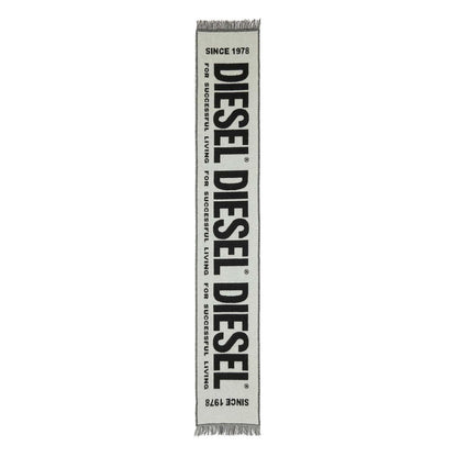 White - Front - Diesel Mens S-Bisc-New Wool Scarf
