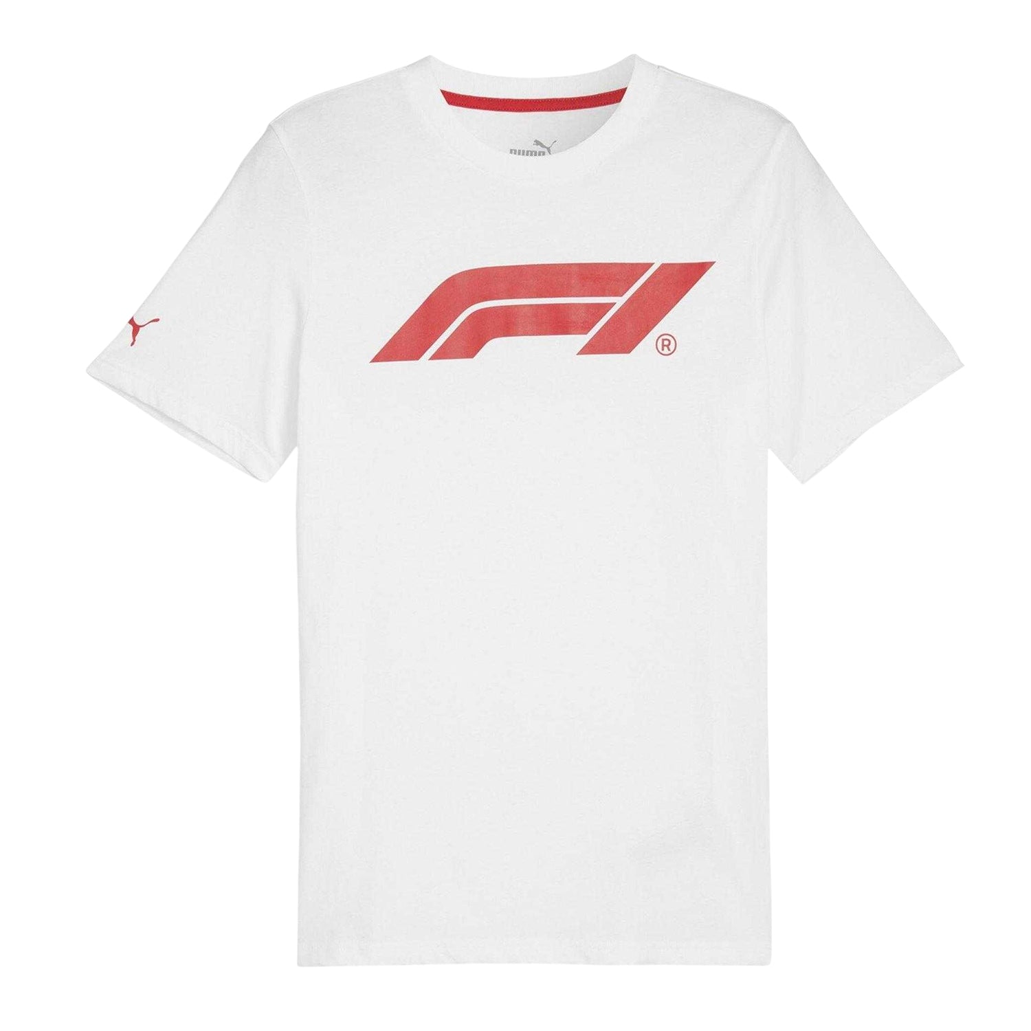 Puma White - Front - Puma Mens Formula 1 Logo T-Shirt