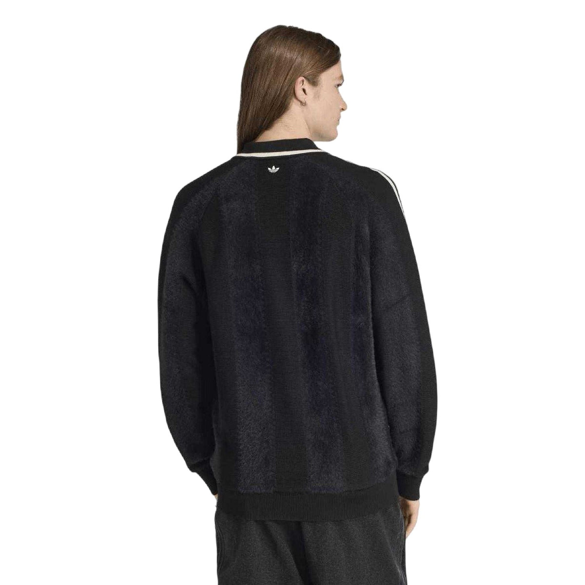 Black - Back - Adidas Mens Originals Premium Knitted Jersey