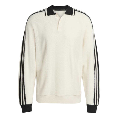 Cream - Front - Adidas Mens Originals Premium Knitted Jersey