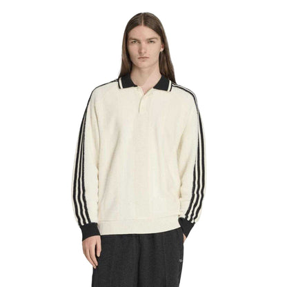 Cream - Side - Adidas Mens Originals Premium Knitted Jersey