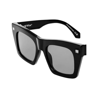 Black-Dark Grey - Back - Off-White Womens-Ladies Selma Square Frame Sunglasses