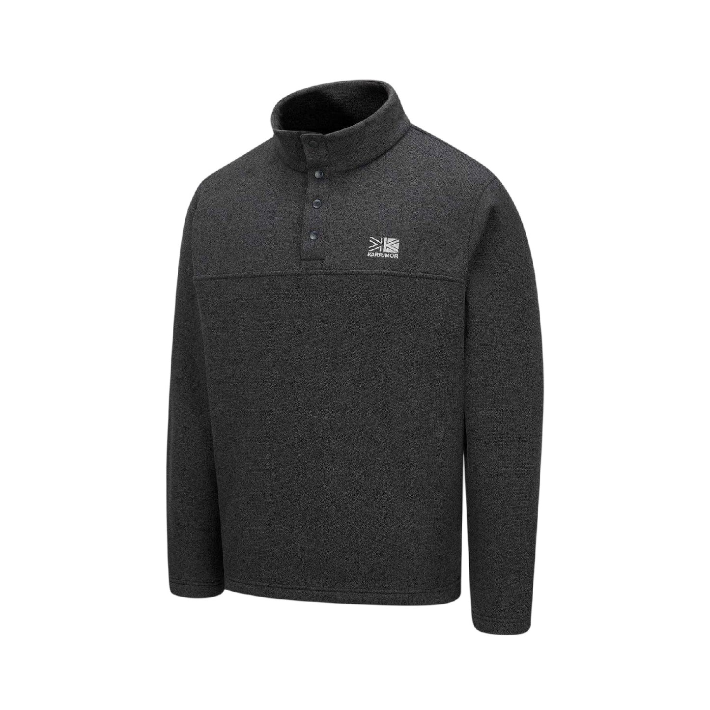 Black Marl - Side - Karrimor Mens Urban Long-Sleeved Fleece