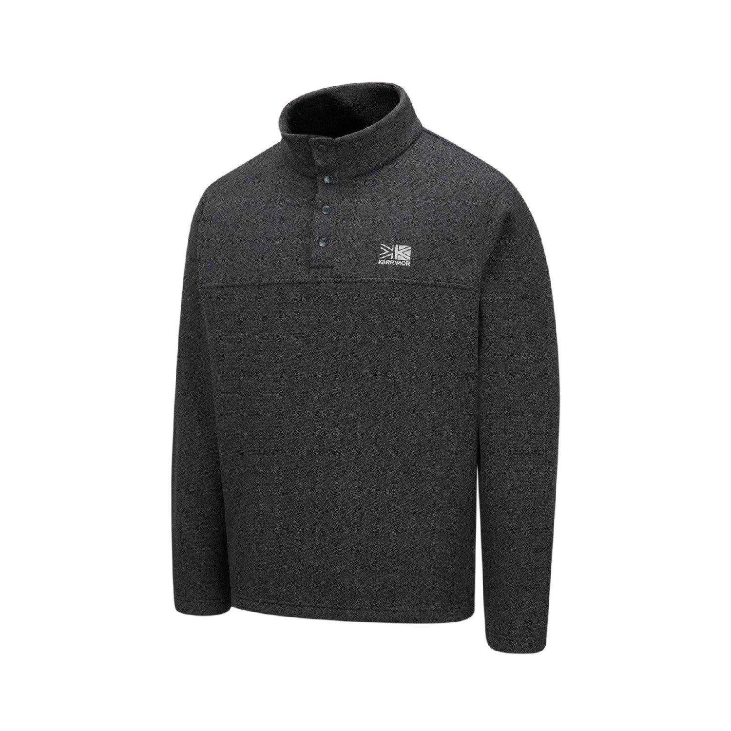 Black Marl - Side - Karrimor Mens Urban Long-Sleeved Fleece