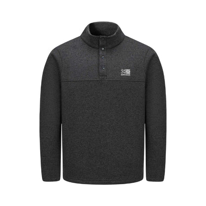 Black Marl - Front - Karrimor Mens Urban Long-Sleeved Fleece