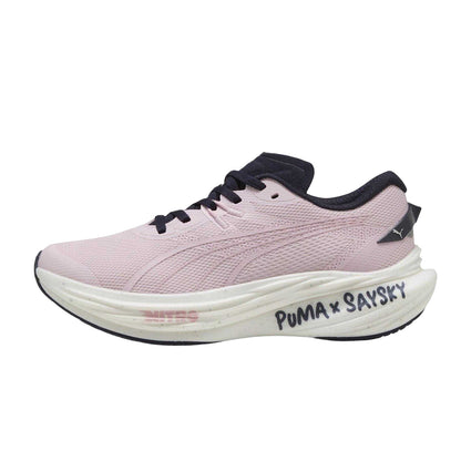 Mauve - Side - Puma Womens-Ladies Nitro 3 Saysky Running Shoes