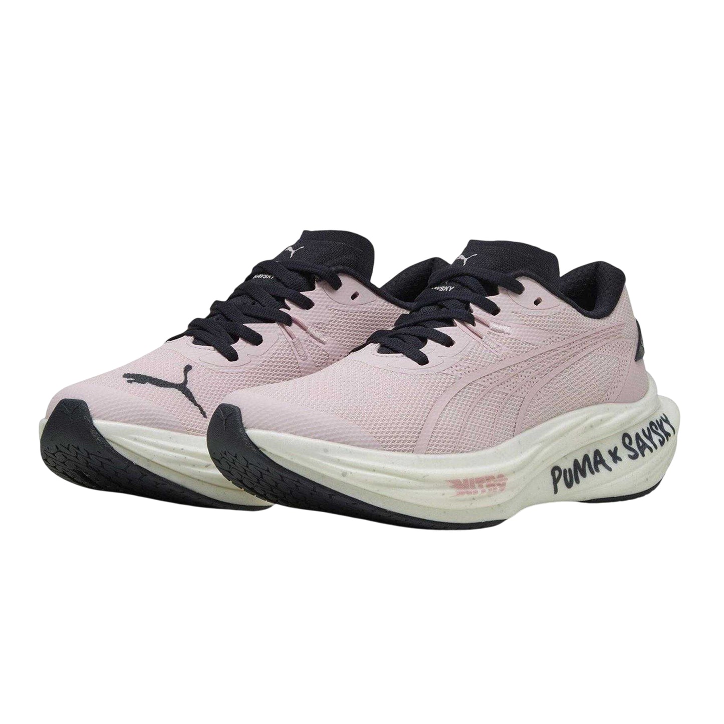 Mauve - Close up - Puma Womens-Ladies Nitro 3 Saysky Running Shoes