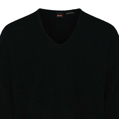 Black - Side - Boss Womens-Ladies Fondyssa Jumper