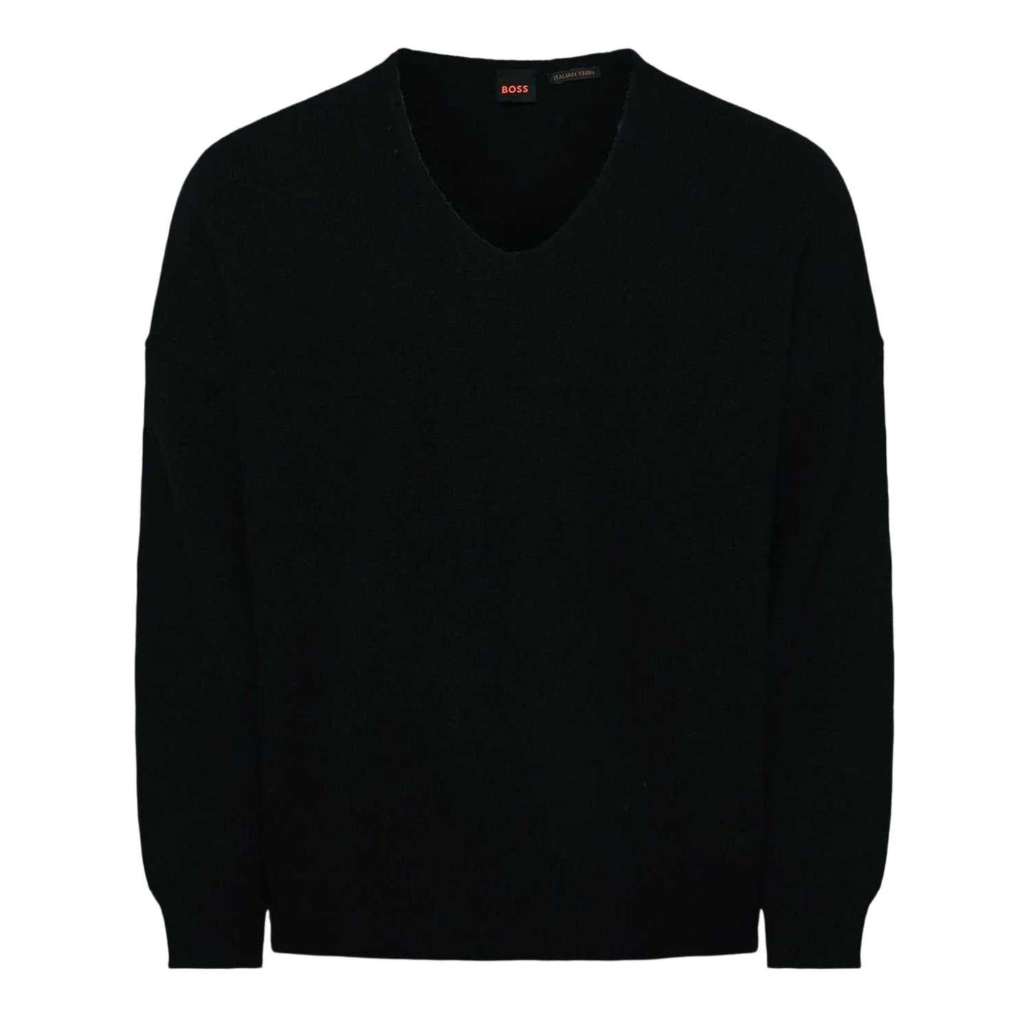 Black - Front - Boss Womens-Ladies Fondyssa Jumper