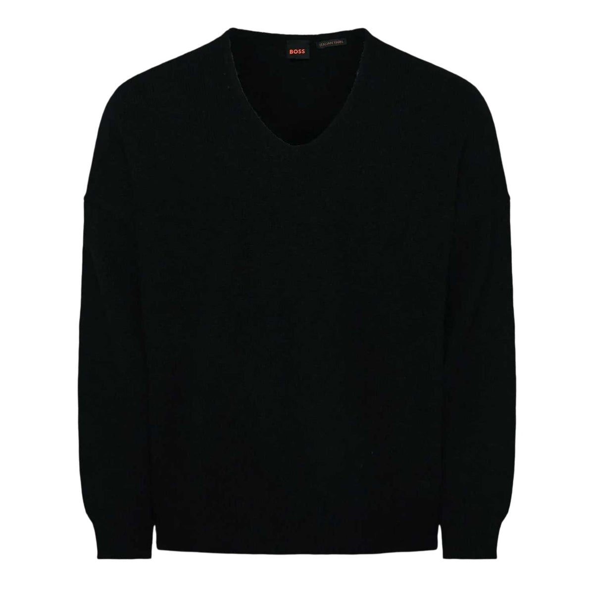 Black - Front - Boss Womens-Ladies Fondyssa Jumper
