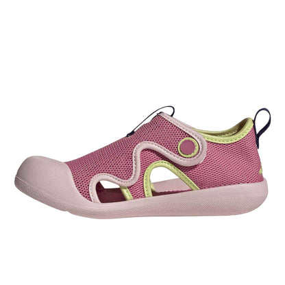 Clear-Pink - Side - Adidas Childrens-Kids Altaventure Mesh Water Shoes