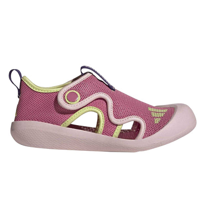 Clear-Pink - Front - Adidas Childrens-Kids Altaventure Mesh Water Shoes