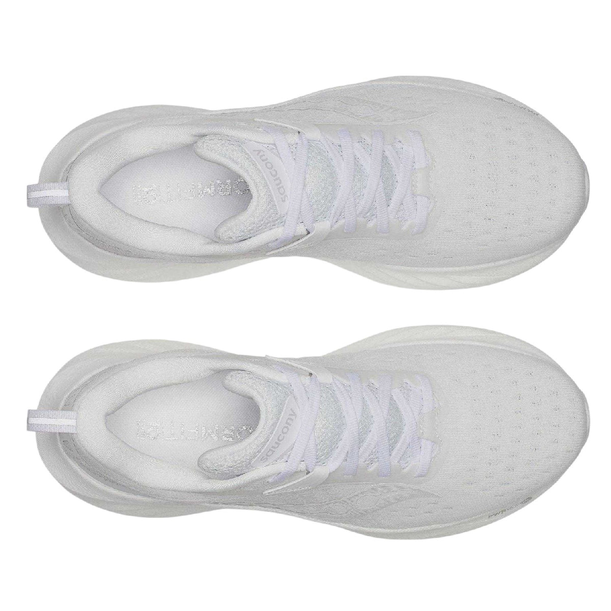 White - Lifestyle - Saucony Womens-Ladies Triumph 22 Trainers