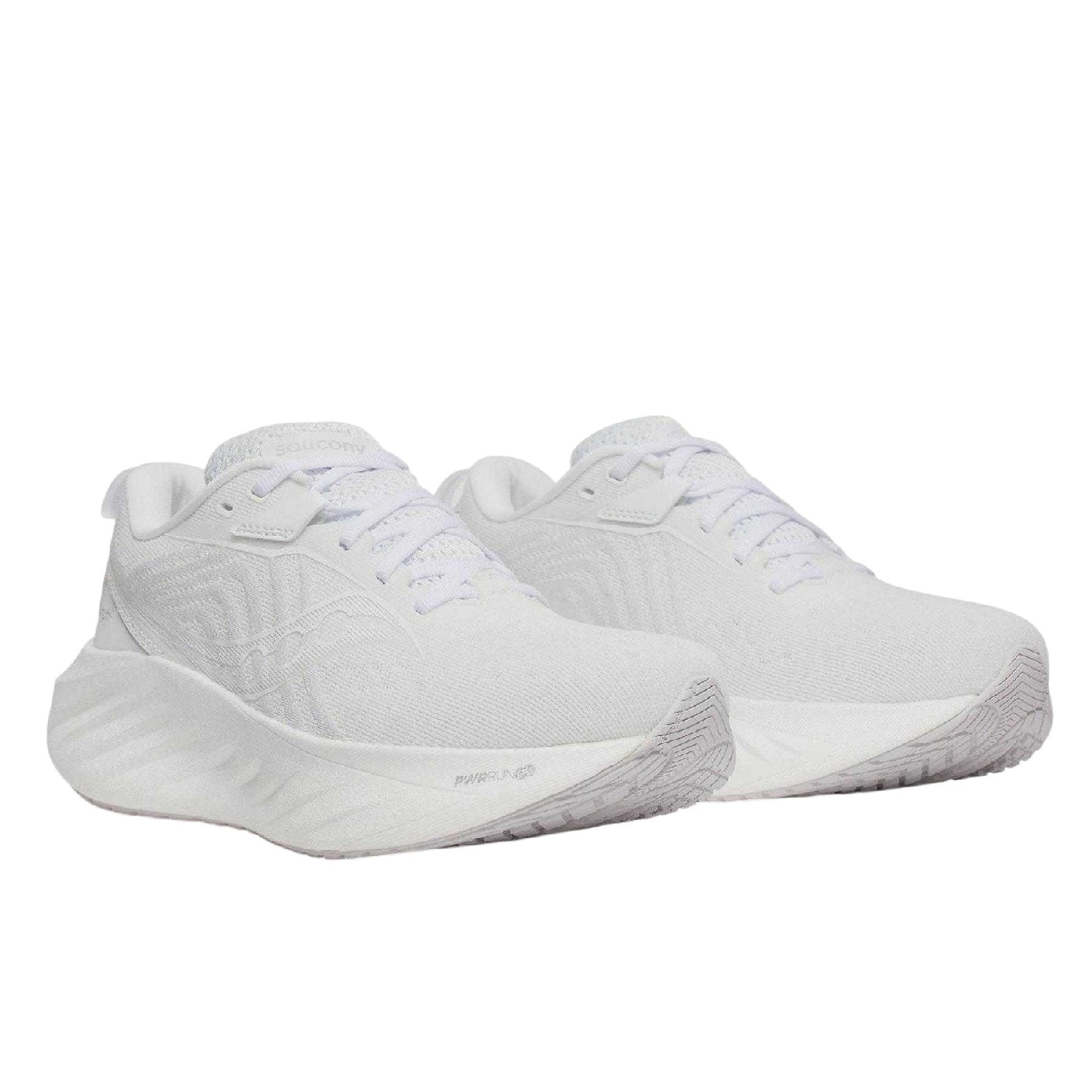 White - Pack Shot - Saucony Womens-Ladies Triumph 22 Trainers