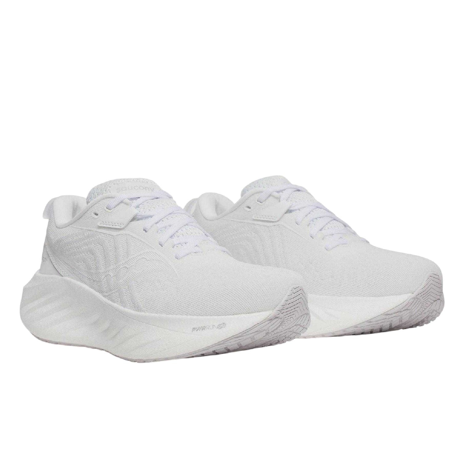 White - Pack Shot - Saucony Womens-Ladies Triumph 22 Trainers