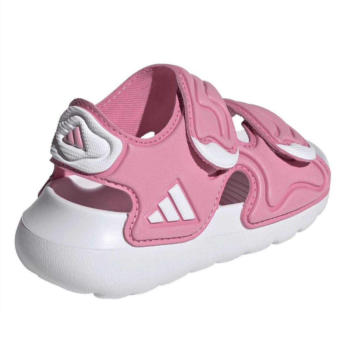 Bliss Pink - Back - Adidas Childrens-Kids Altaswim Raised Sandals