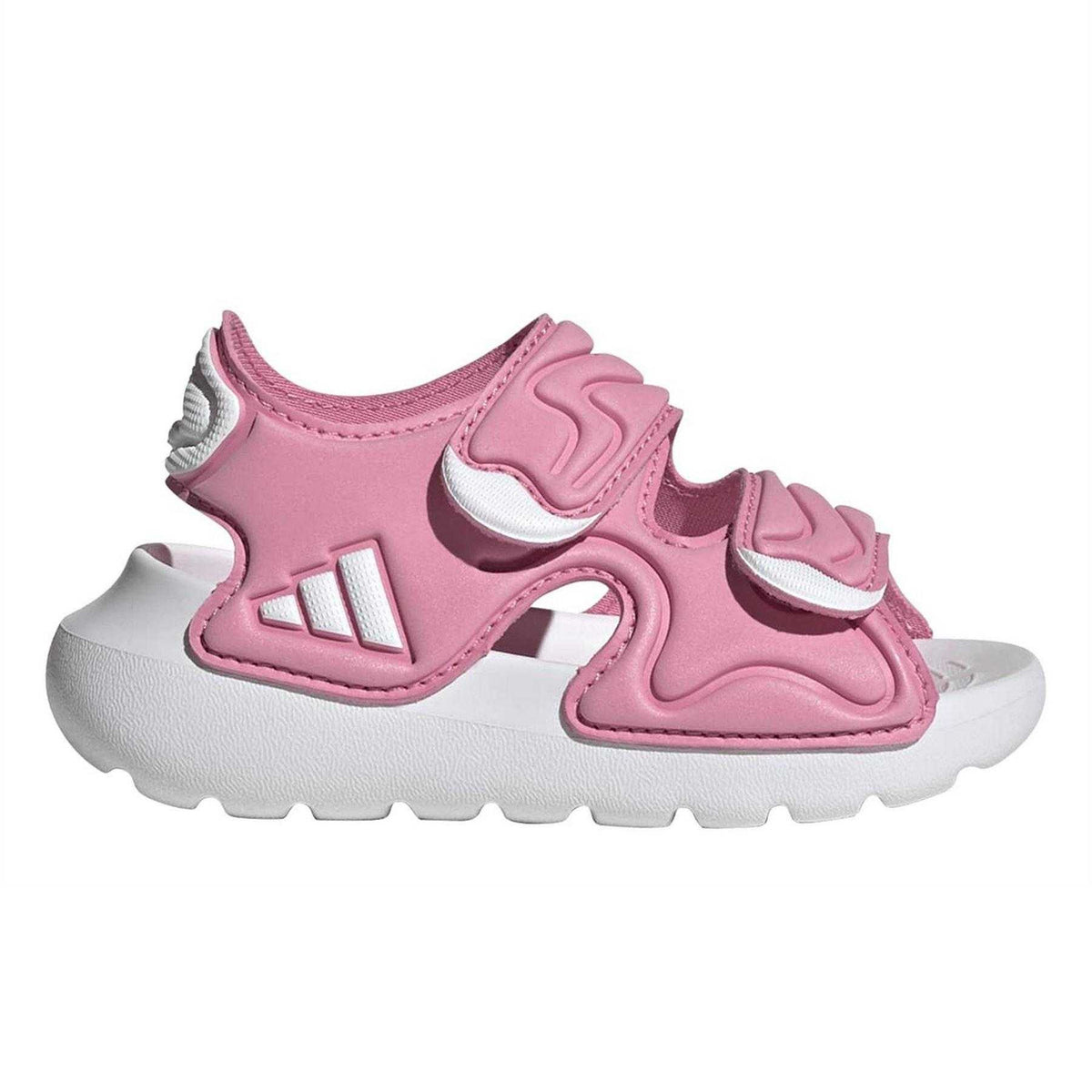 Bliss Pink - Front - Adidas Childrens-Kids Altaswim Raised Sandals