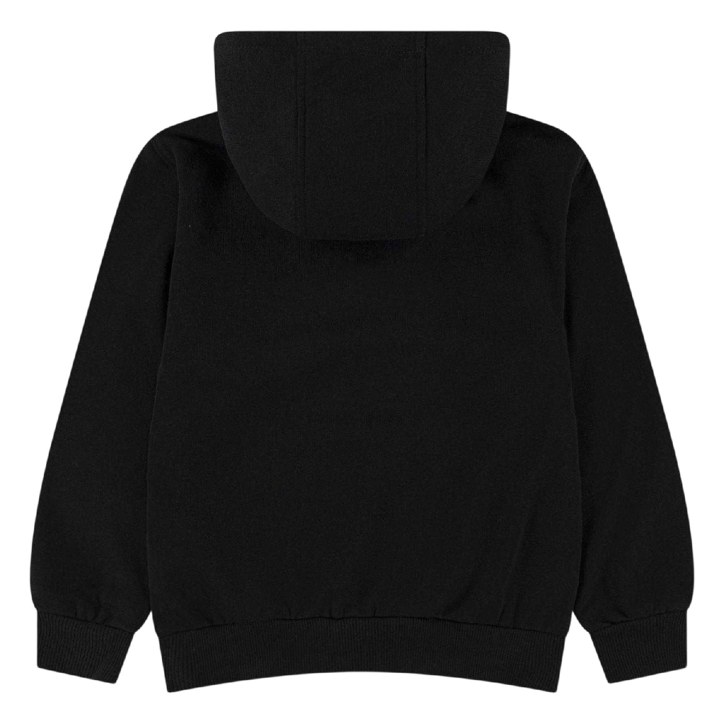 Black - Back - Nike Childrens-Kids Brushed Fleece Hoodie