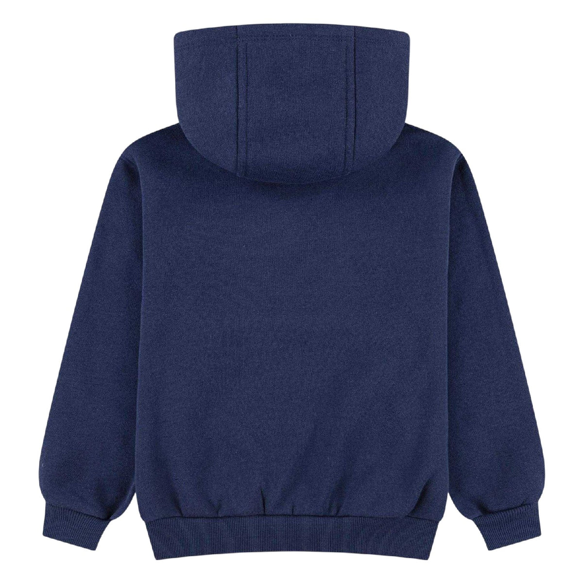 Navy - Back - Nike Childrens-Kids Brushed Fleece Hoodie
