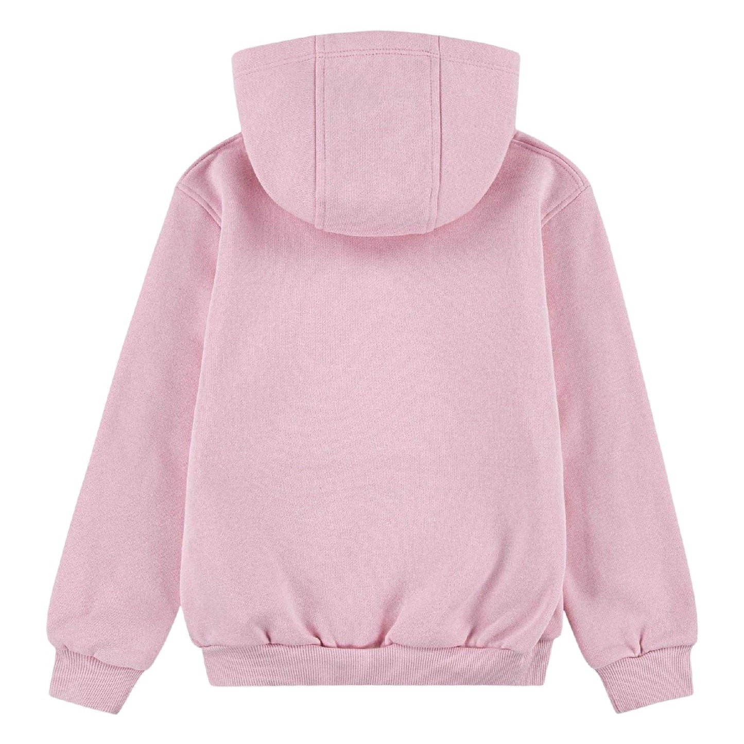 Pink - Back - Nike Childrens-Kids Brushed Fleece Hoodie