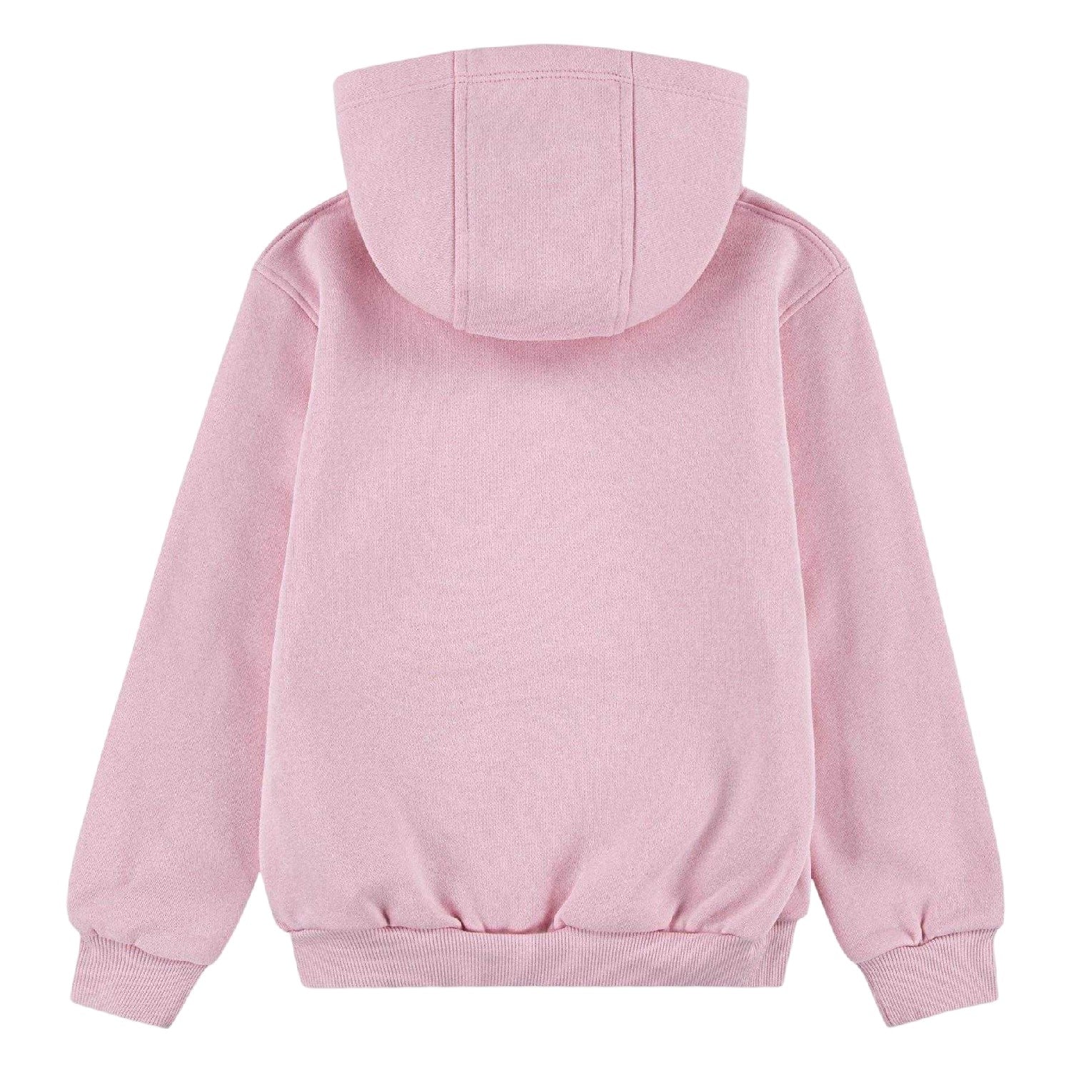 Pink - Back - Nike Childrens-Kids Brushed Fleece Hoodie