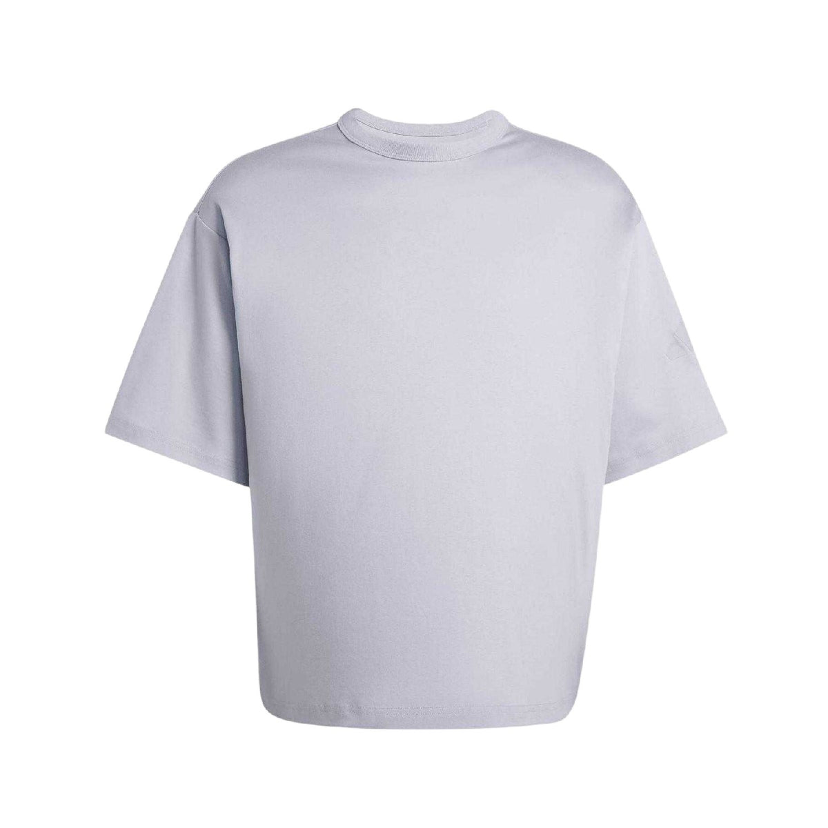 Silver - Front - Adidas Mens Plain T-Shirt