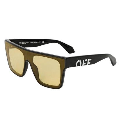 Black-Yellow - Front - Off White Unisex Adult Columbus Sunglasses