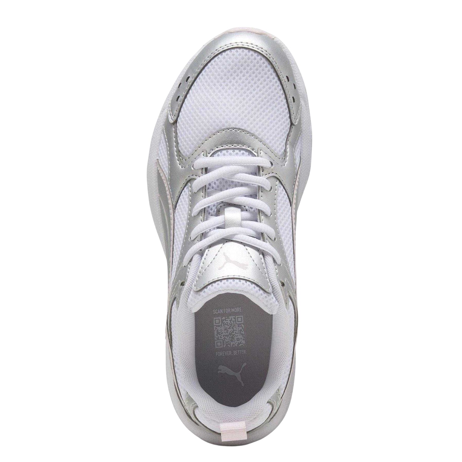 White-Pink - Lifestyle - Puma Womens-Ladies Milenio Tech Trainers