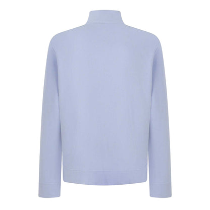 Blue - Back - Calvin Klein Mens Quarter Zip Fleece Top