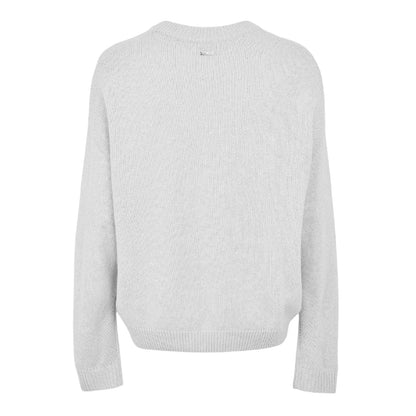 Grey Marl - Back - Belier Mens CropMo Structured Knitted Jumper