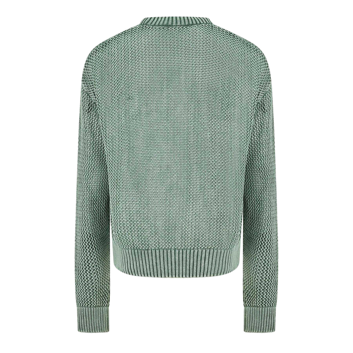 Forest Green - Back - Represent Mens Knitted Lightweight Jumper