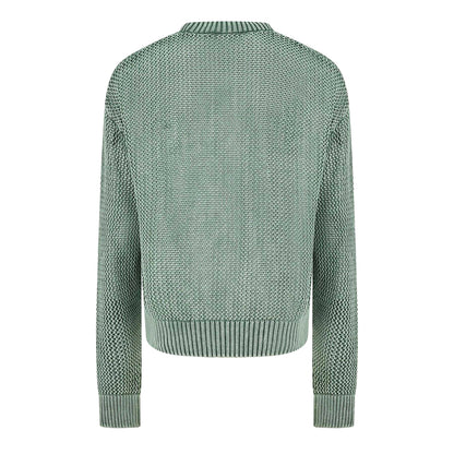 Forest Green - Back - Represent Mens Knitted Lightweight Jumper