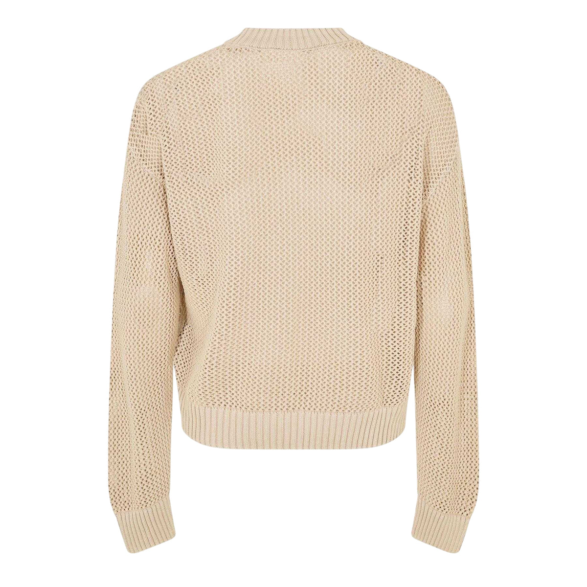 Off White - Back - Represent Mens Knitted Lightweight Jumper