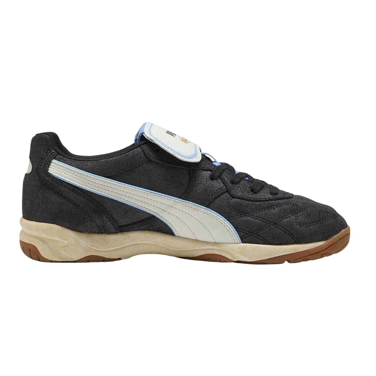 Puma Black - Front - Puma Mens King Suede Indoor Football Shoes