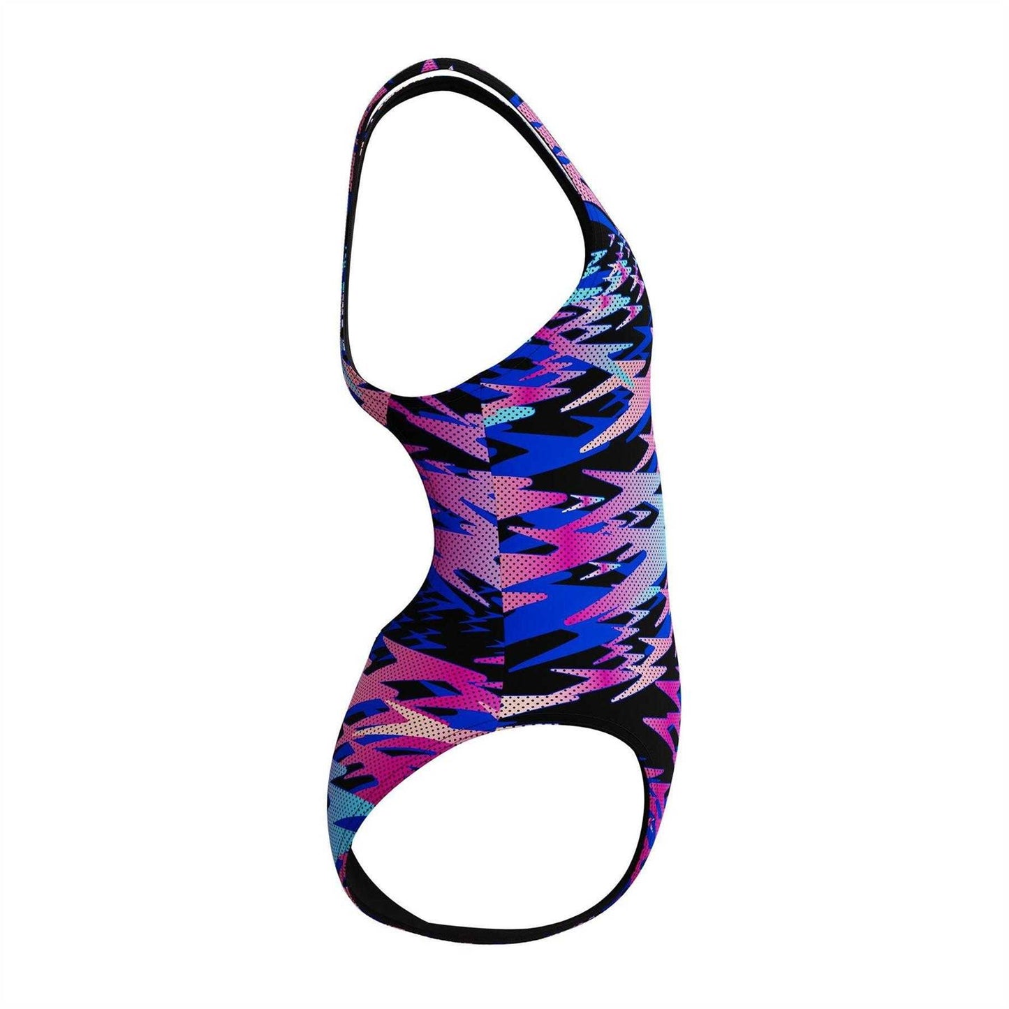 Anthracite - Lifestyle - Speedo Girls Hyper Boom Muscleback One Piece Swimsuit