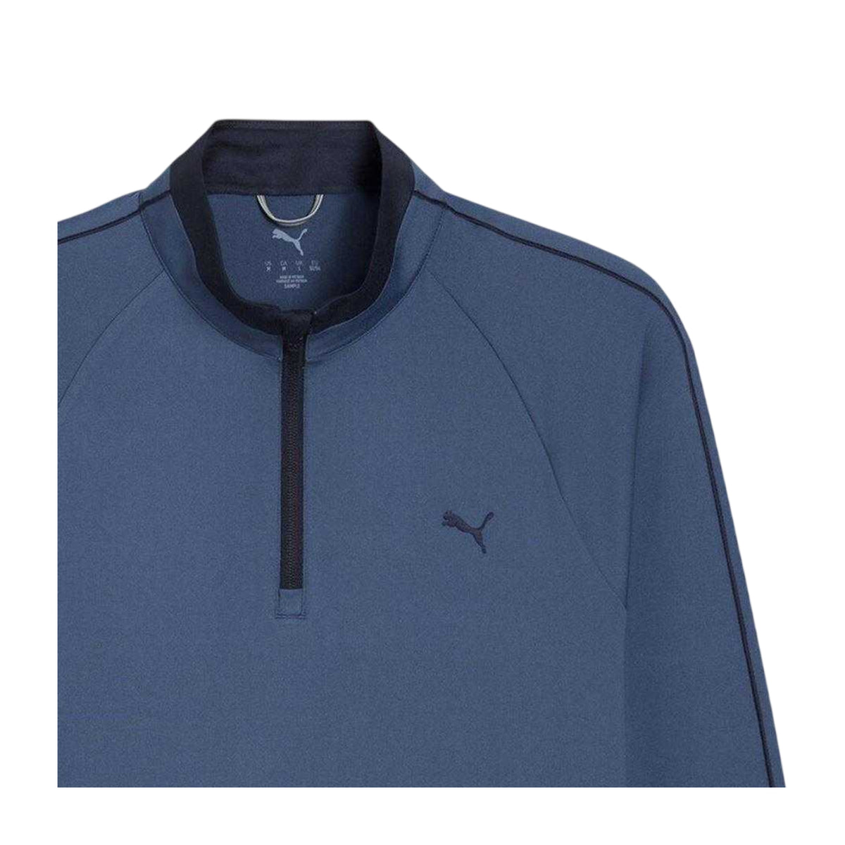 Dark Indigo - Side - Puma Mens Pure 3.0 Quarter Zip Pullover