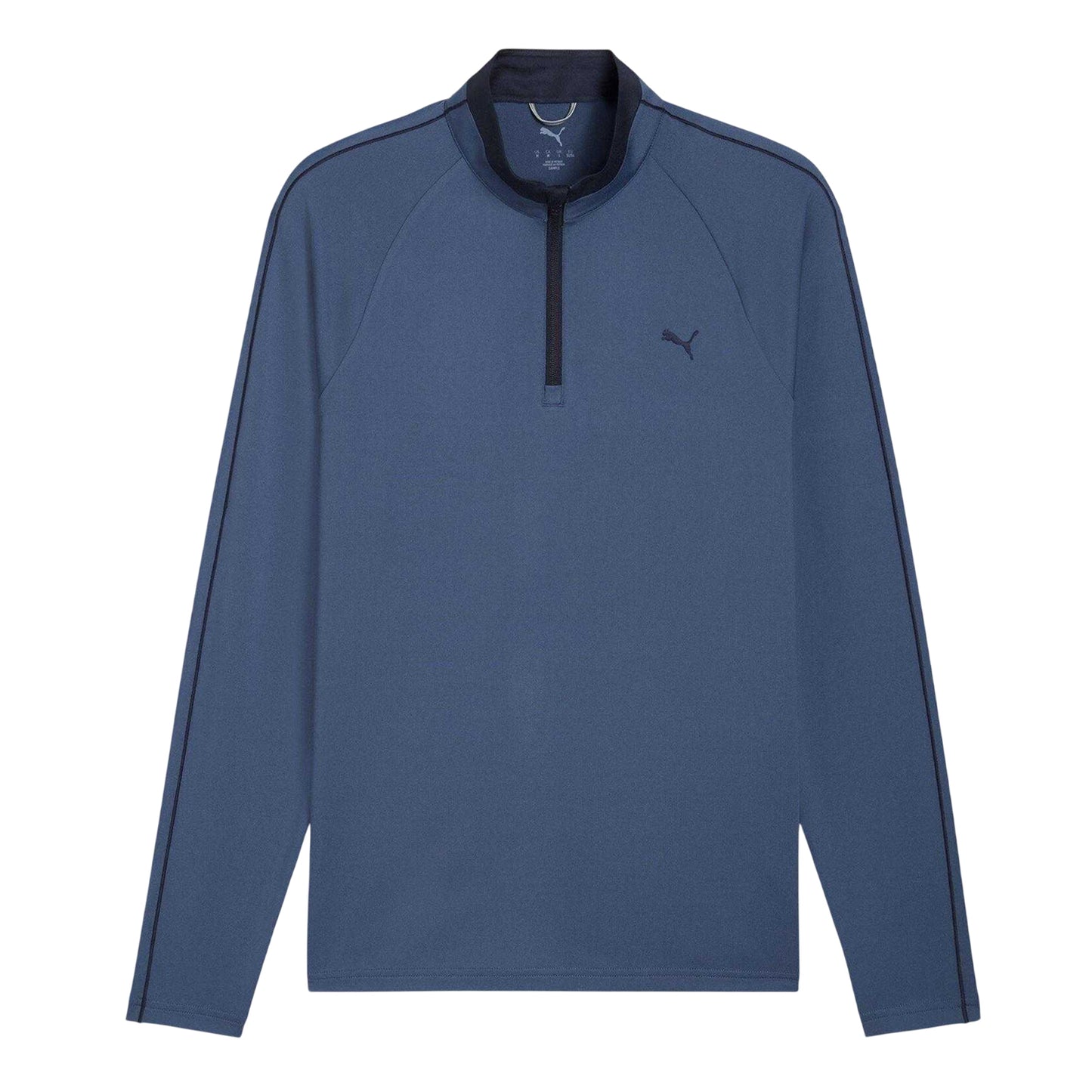 Dark Indigo - Front - Puma Mens Pure 3.0 Quarter Zip Pullover