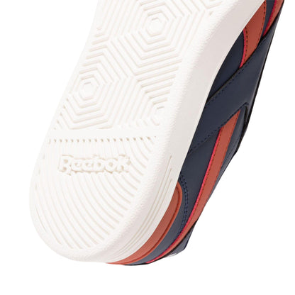 Navy-Red - Close up - Reebok Unisex Adult Court Advance Clip Trainers
