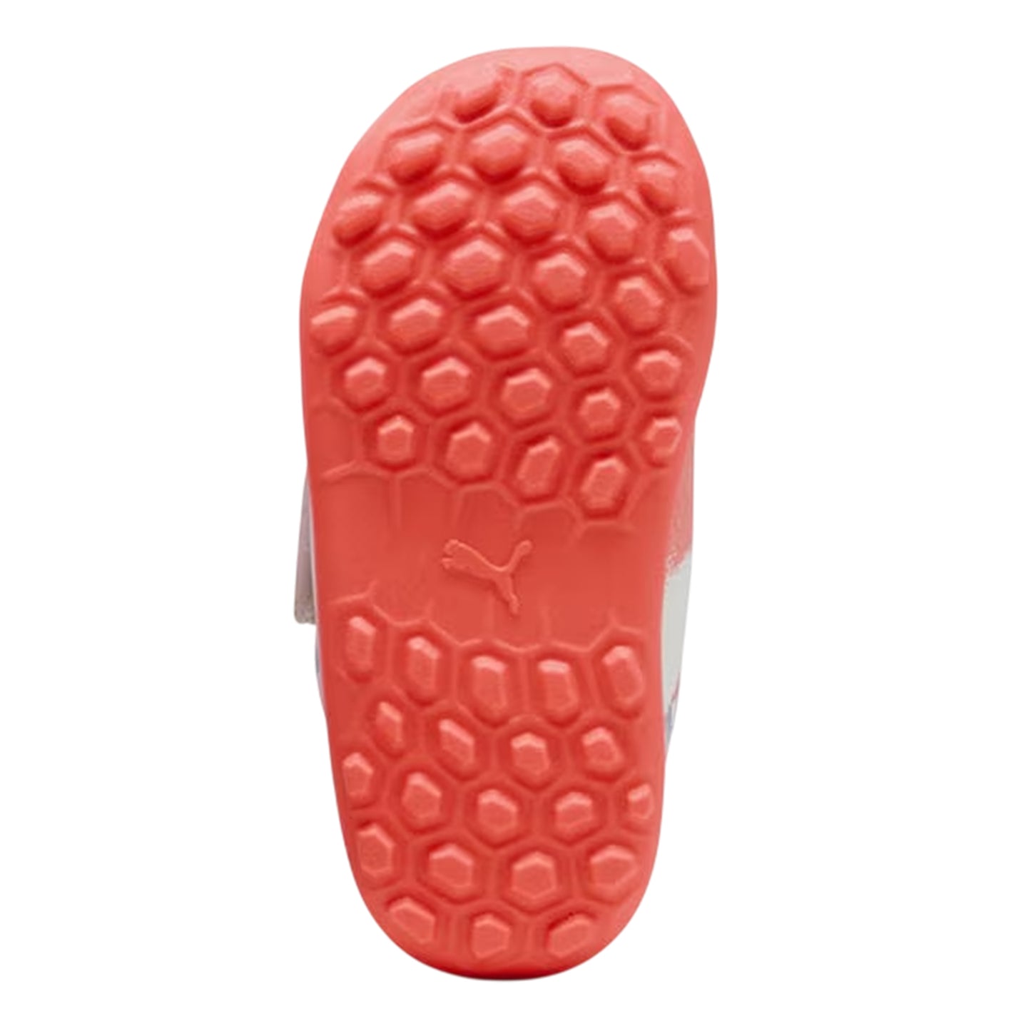 White-Black-Glowing Red - Pack Shot - Puma Childrens-Kids Future 8 Play Astro Turf Trainers