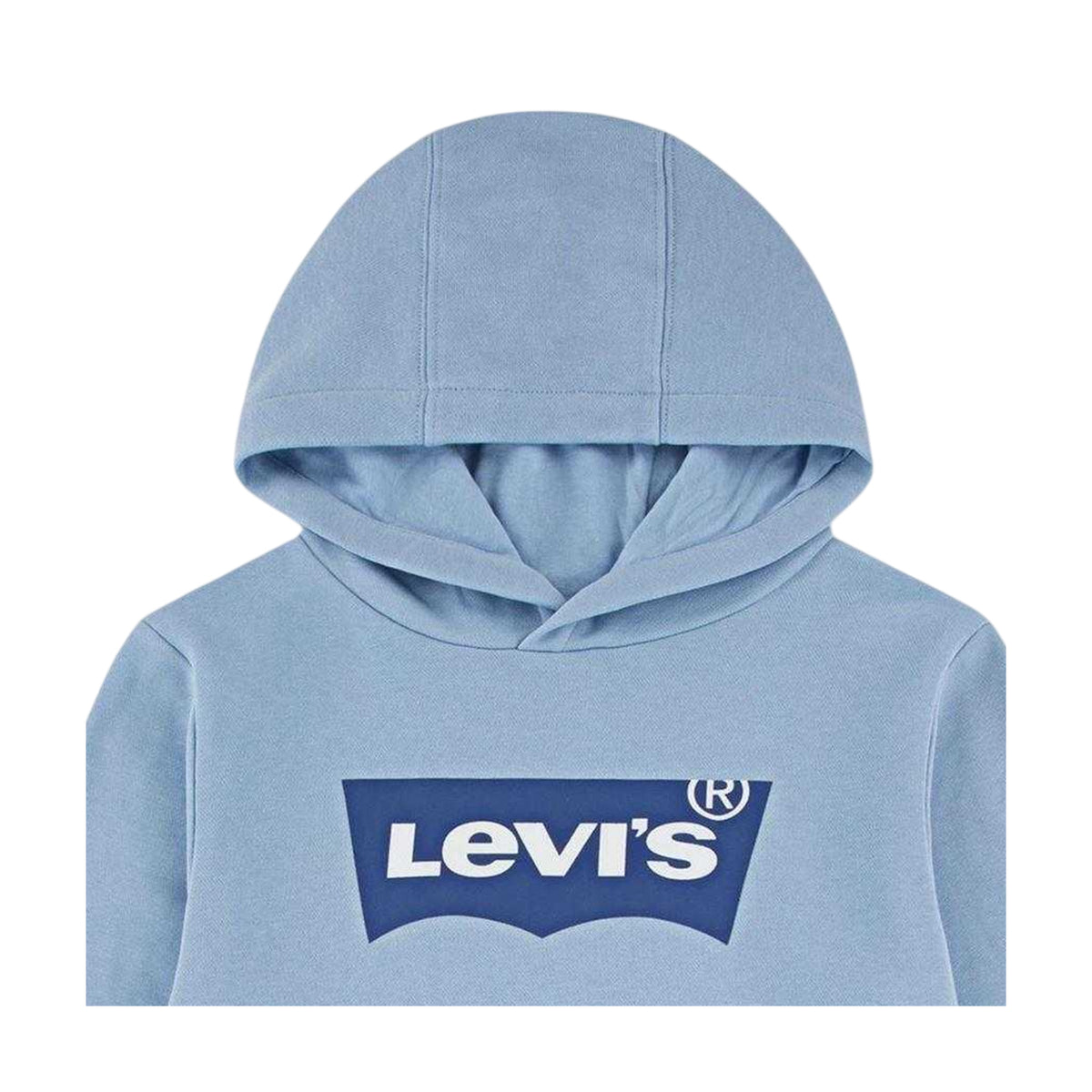 Blue - Side - Levis Childrens-Kids Batwing Logo Hoodie