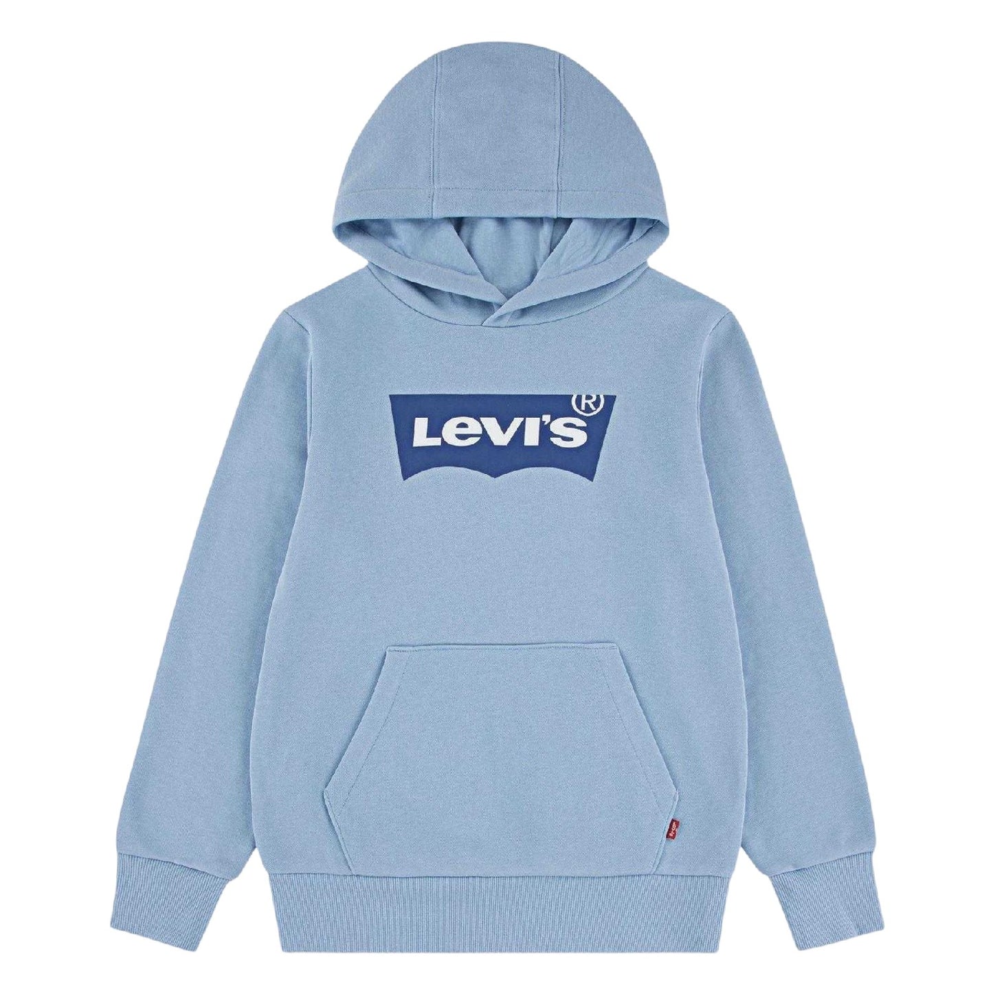 Blue - Front - Levis Childrens-Kids Batwing Logo Hoodie