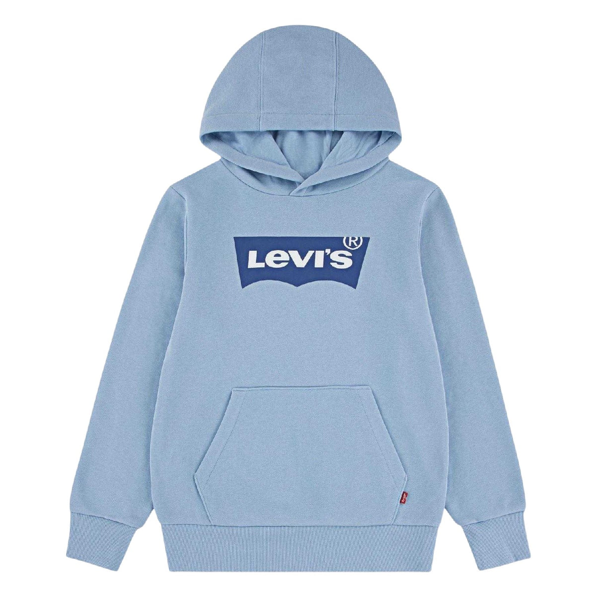 Blue - Front - Levis Childrens-Kids Batwing Logo Hoodie