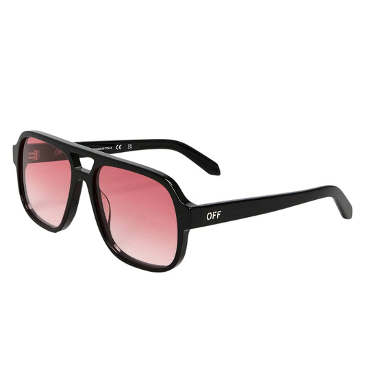 Black-Red - Front - Off White Unisex Adult Forks Sunglasses